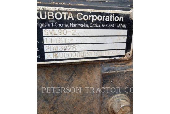 2013 KUBOTA SVL90-2 COMPACT TRACK LOADER