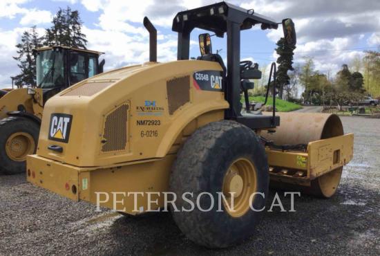 2016 CAT CS54B SMOOTH DRUM ROLLER