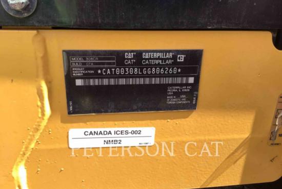 2022 CAT 308 EXCAVATOR