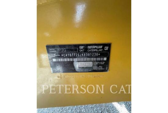 2023 CAT 772G OFF HIGHWAY TRUCK