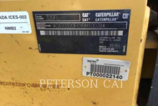 2017 CAT 320F EXCAVATOR