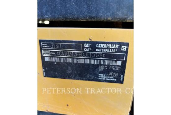 2017 CAT 313F