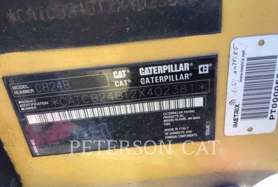 2020 CAT CB24B