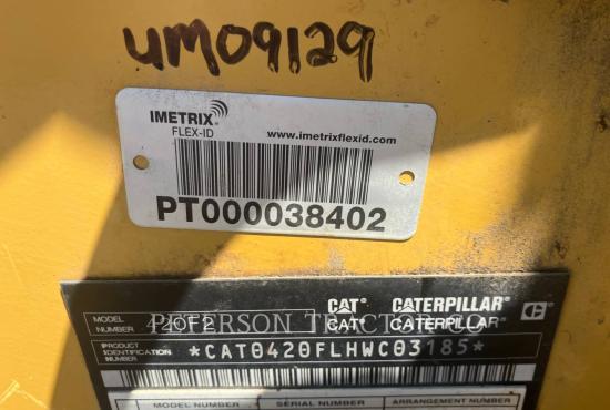 2018 CAT 420F2 BACKHOE LOADER