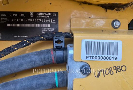 2019 CAT 299D3XE COMPACT TRACK LOADER