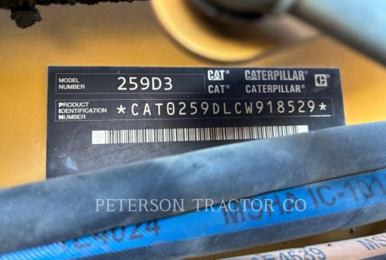 2022 CAT 259D3 COMPACT TRACK LOADER
