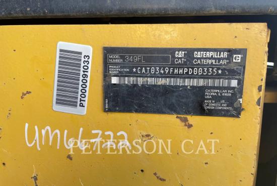 2015 CAT 349F