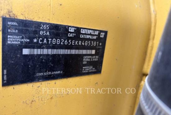 2025 Cat 265 Compact Track Loader