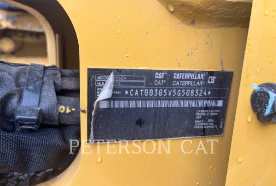 2025 Cat 305 CR Mini Excavator
