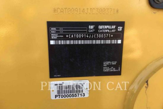 2021 Cat 914 Wheel Loader 