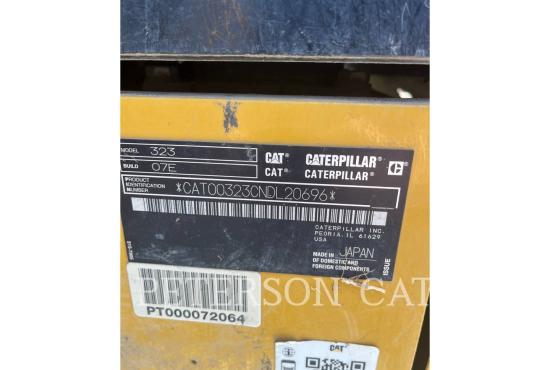 2023 Cat 323 Excavator