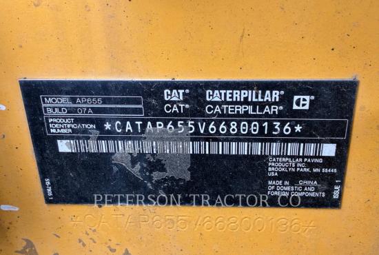 2023 Cat AP655 Paver